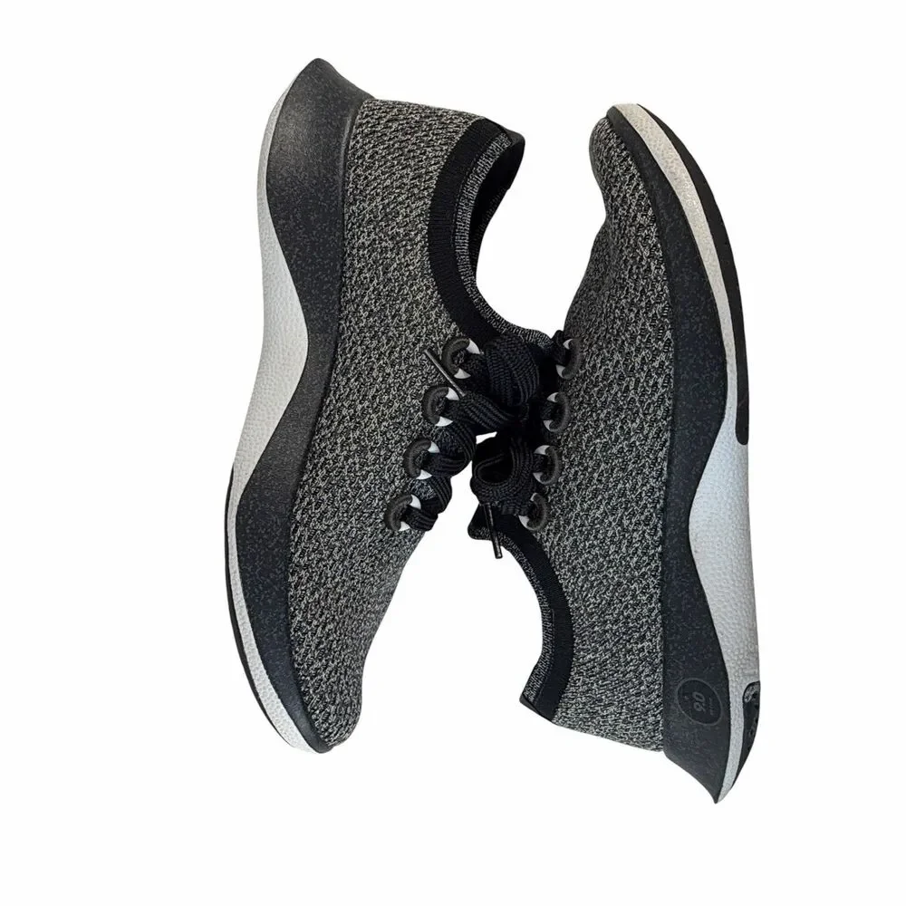 Allbirds Tree Dasher Sneakers Raven (Gray/Black Knit ) Men’s US size 10
